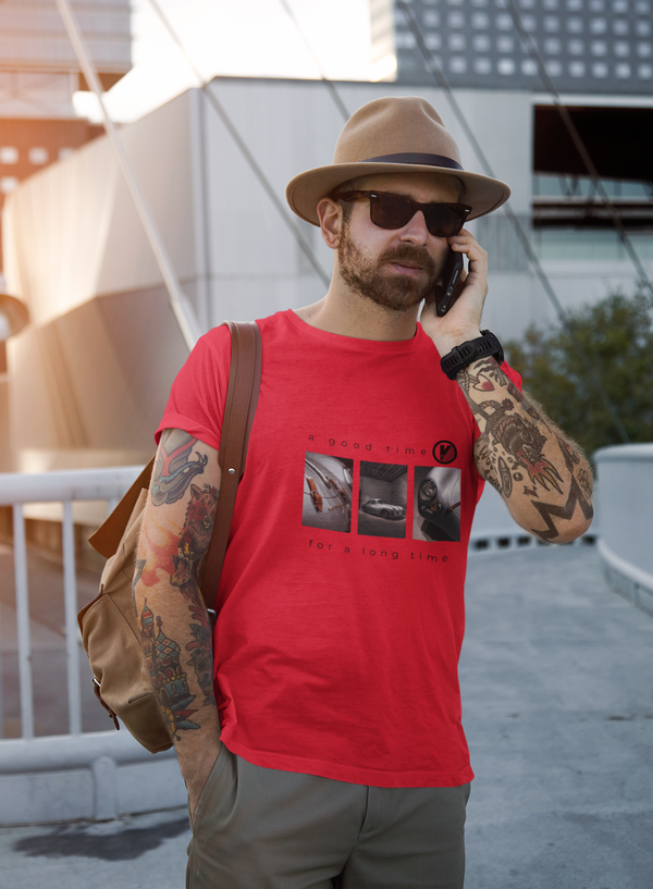356 - A Good Time for a Long Time - Vintage Vices - T Shirt