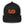 Load image into Gallery viewer, Front view of Flat 6 World Trucker Cap by Vintage Vices with orange embroidered lettering, black front, white back
