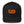 Load image into Gallery viewer, Front view of Flat 6 World Trucker Cap by Vintage Vices with orange embroidered lettering, all black
