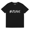 Front view of The Outlaws Botox T-Shirt in black by Vintage Vices