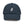 Load image into Gallery viewer, Front view of The Outlaws Classic Logo Hat in navy by Vintage Vices
