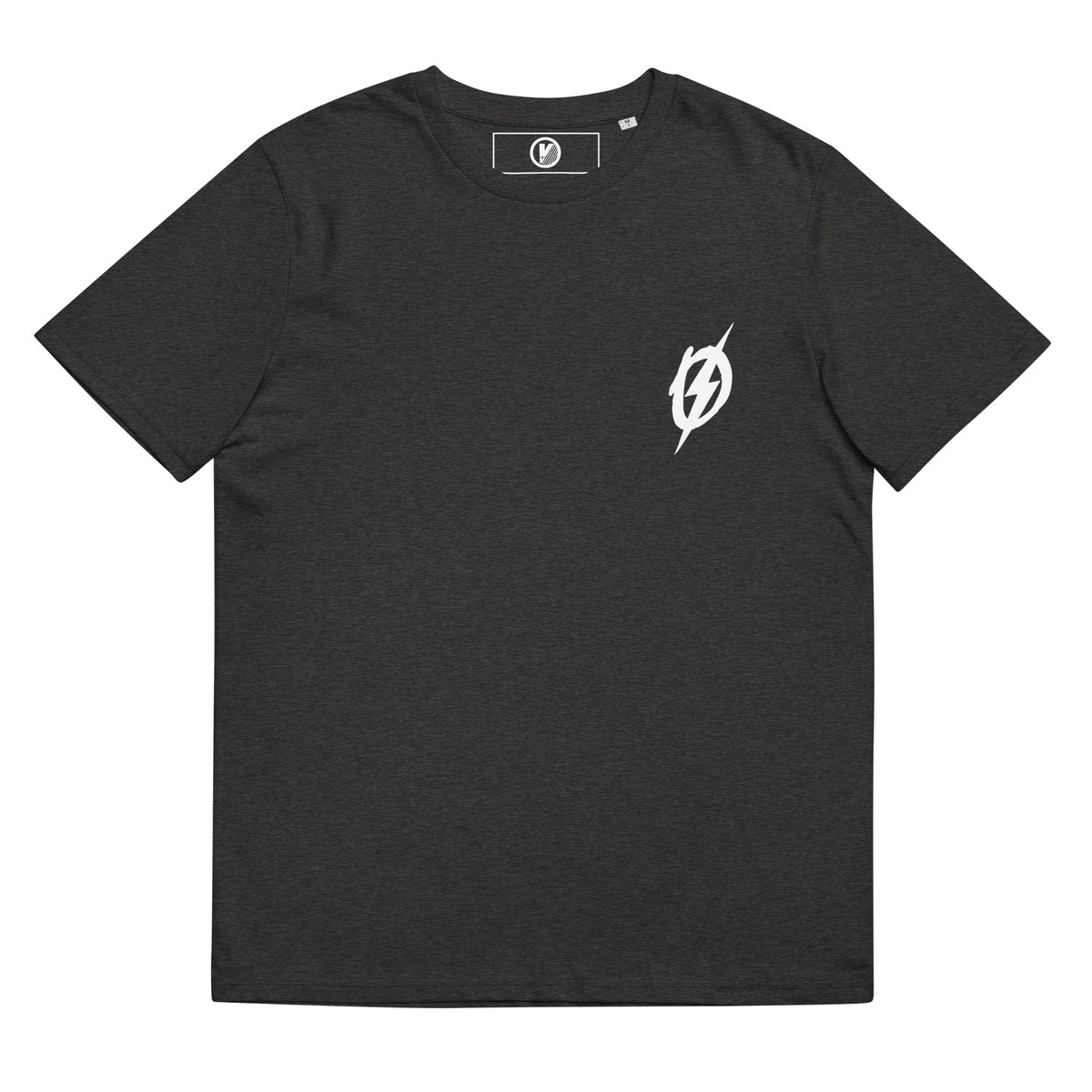 Front view of The Outlaws Scream 2 T-Shirt in dark heather grey by Vintage Vices