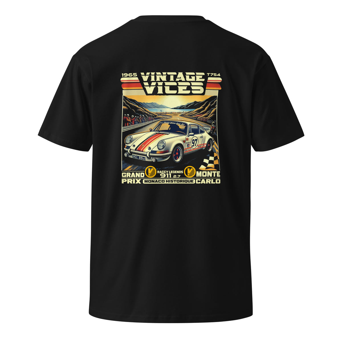 Monaco Historique Vintage Racing T-Shirt
