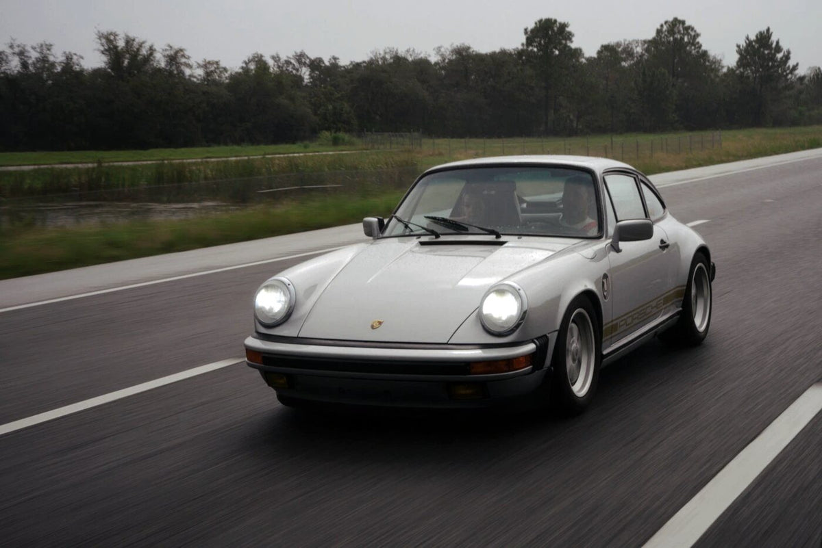 Silver classic heading north on Targa 26